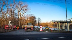 Foto: Starý most Kapitána Bartoše nahradí dočasný, než bude postaven nový