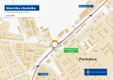 Další dopravní omezení sevře Pardubice, od příštího týdne neprojedete částí ulice Poděbradská