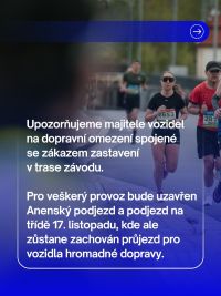 Sobota přinese velké komplikace v dopravě díky souběhu dvou sportovních akcí