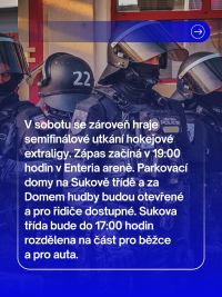 Sobota přinese velké komplikace v dopravě díky souběhu dvou sportovních akcí