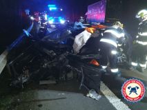 Záchranné složky vyslal k ošklivé nehodě mezi Moravskou Třebovou a Mohelnicí systém eCall