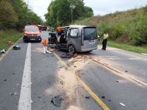 Kvůli nehodě autobusu a dodávky u Cerekvice nad Loučnou byl byl aktivován traumaplán. Devět osob utrpělo zranění
