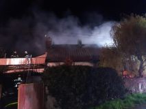 Obrazem od sousedů: V Záboří nad Labem v noci hořel rodinný dům
