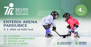 I ti nejmenší pardubičtí hokejisté jsou jedničky. Prozatím vedou tabulku Sev.en Hockey Cup