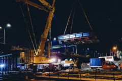 OBRAZEM: U Parama rozřezali most, pokračuje velká modernizace železničního uzlu Pardubice