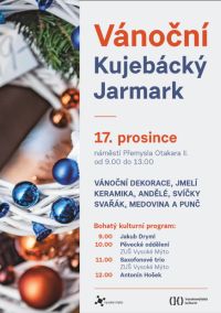 Vánoční kujebácký jarmark ve Vysokém Mýtě přinese tento program