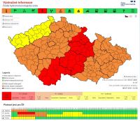 Výstraha meteorologů - Pardubický kraj dnes zasáhnou velmi silné bouřky