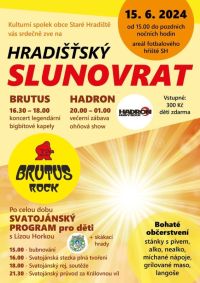 Brutus, Hadron a Svatojánský program pro děti. Tento víkend se koná Hradišťský slunovrat