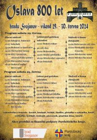 Stojí již osm stovek let. Svojanov chystá na tento víkend nejbohatší program oslav v novodobé éře hradu