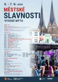 První víkend v září budou ve Vysokém Mýtě probíhat městské slavnosti. Přinášíme kompletní program