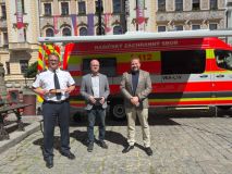 Pardubičtí hasiči mají nový spojový a komunikační vůz Mercedes Sprinter