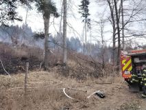 Druhý stupeň požárního poplachu vyhlásili hasiči kvůli ohni v lese na Svitavsku
