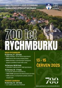 Hrad Rychmburk o víkendu oslaví 700 let od první písemné zmínky