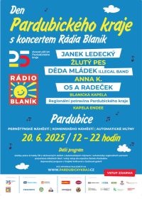 Den Pardubického kraje se koná již tento pátek. Přinášíme kompletní program