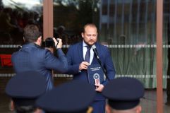 Obrazem: Podívejte se na slavnostní ceremonii hasičů