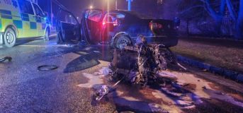 Při nehodě osobního auta v Pardubicích utrpěli tři lidé zranění