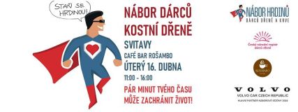 Dárci kostní dřeně jsou hrdinové!  Jeden z nich dal šanci na další život hasiči. Zapište se do registru třeba 16. dubna ve Svitavách