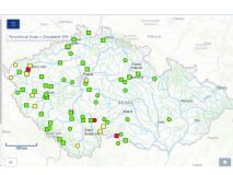Hladiny mnoha českých řek po vydatných srážkách stoupají