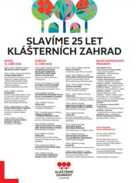 V Litomyšli oslaví čtvrtstoletí Klášterních zahrad! Těšit se můžete na bohatý program