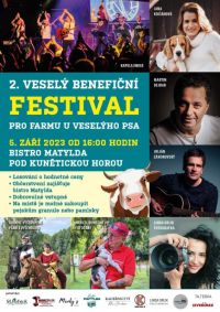 Pojďte podpořit Farmu U Veselýho Psa již zítra na benefiční festival pod Kunětickou horou