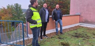 Pardubice mají první školu, kterou zdobí zelená vegetační střecha