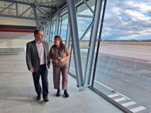 Foto: Podoba nového patra terminálu letiště v Pardubicích se již rýsuje