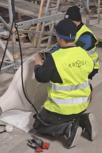 V reprezentativním sále pardubického zámku se rýsuje unikátní vlnitý strop