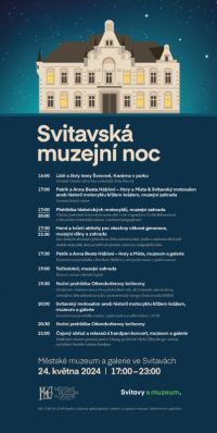 Výstavy, herní i tvůrčí aktivity, prohlídky, koncert i čajový obřad. Přinášíme podrobný program svitavské muzejní noci