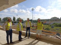 Letní stadion se brzy zazelená. Rekonstrukce jde do další etapy