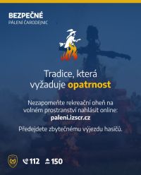 Pálení čarodějnic: Tradice, která baví, ale vyžaduje opatrnost. Jak na to bezpečně radí hasiči