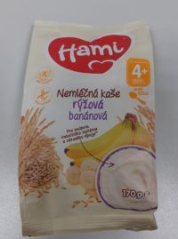 Pozor! Hami Nemléčná kaše rýžová vyrobená v Polsku obsahuje bakterie Salmonella enteritidis!