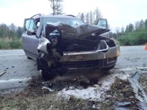 Auto vylétlo ze silnice do stromu, ten musel být pokácen. Těžkou nehodu ohlásily chytré hodinky. A srazilo se pět aut
