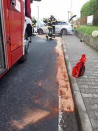Po nárazu vozu do stromu u Jablonného na Orlicí se tři cestující zranili, u Jevíčka, jeden