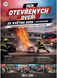 Hasiči v Pardubicích chystají den otevřených dveří, mají připravený zajímavý program