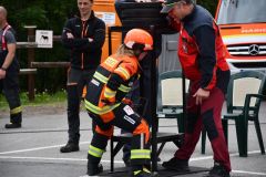 Foto: Hasiči prověřili svoji zdatnost na soutěži v náročných disciplínách TFA na Ohnivé rozhledně na Andrlově Chlumu