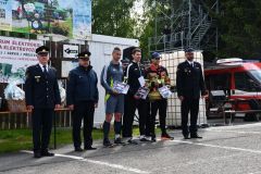 Foto: Hasiči prověřili svoji zdatnost na soutěži v náročných disciplínách TFA na Ohnivé rozhledně na Andrlově Chlumu