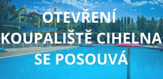 Dnes se tu ještě vykoupat nemůžete. Otevření koupaliště Cihelna se posouvá