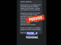 Dejte si pozor na sms od České pošty! Může jít o podvod