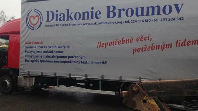 V příštím týdnu na úřadě v Pardubičkách proběhne charitativní sbírka pro Diakonii Broumov