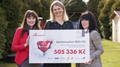 Zaměstnanci ORLEN Unipetrolu vybrali čtvrt milionu, splní přání klientům sedmi neziskovek