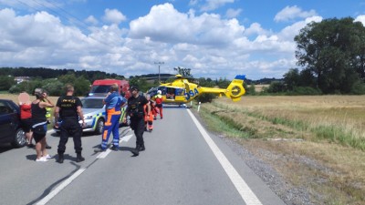 K sedmi dopravním nehodám, při kterých se zranilo několik lidí, došlo během druhého červencového dne