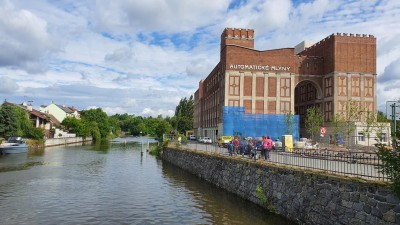 Gočárovu galerii ve Winternitzových automatických mlýnech navštívila ředitelka Národního památkového ústavu