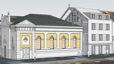 foto (vizualizace projektu): Farní sbor Českobratrské církve evangelické