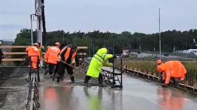 Jak pokračuje oprava mostu za Globusem v Pardubicích