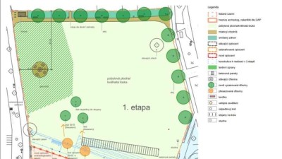 Oplocenou džungli v Pardubičkách vystřídá nový park na místě nejstaršího osídlení Pardubic