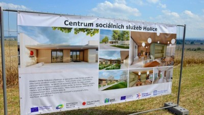 Začala výstavba Centra sociálních služeb v Holicích