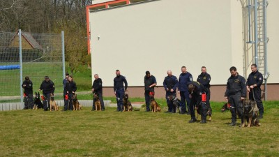 V Trpišově tento týden proti sobě soutěžili policejní psovodi