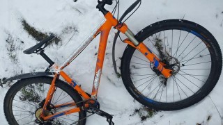 Kolo zahodil do sněhu, když se blížila hlídka strážníků