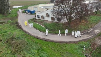 Hasiči natočili zásah v Albrechticích kvůli ptačí chřipce