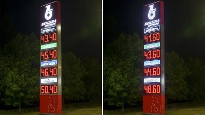 AKTUÁLNĚ: Na Benzině náhle klesla cena pohonných hmot o 1,80 Kč. Díky snížení spotřební daně